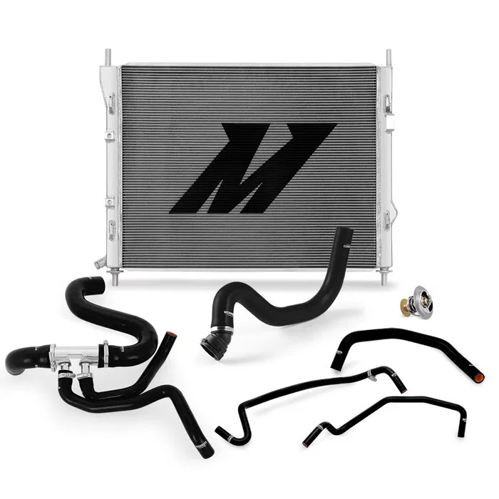MMB-MUS8-001 – MISHIMOTO Radiator, Direct Fit Three Rows Aluminum With Silicone Upper And Lower Radiator Hose Kit/ Si...
